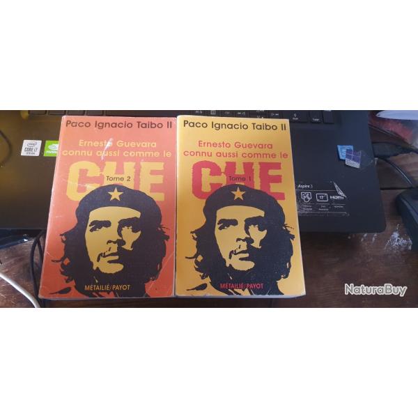 Ernesto Guevara le Che 2 tomes Paco IGnacio Taibo II Metailie Payot