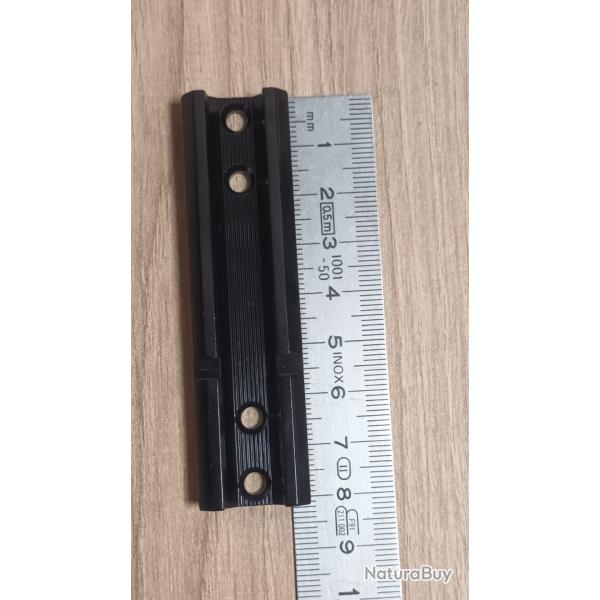 Rail Picatinny pour montage 22mm Longueur 8cm