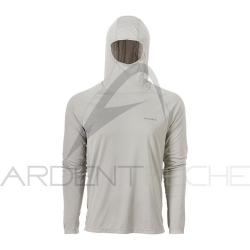 Tee shirt &agrave; capuche GRUNDENS Solstrale Hoodie Metal