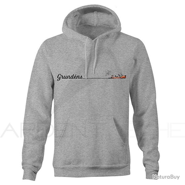 Sweat GRUNDENS Lobsterman hoodie Athletic heather
