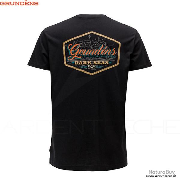 T Shirt GRUNDENS X DARK SEAS Watercraft SS Dark navy