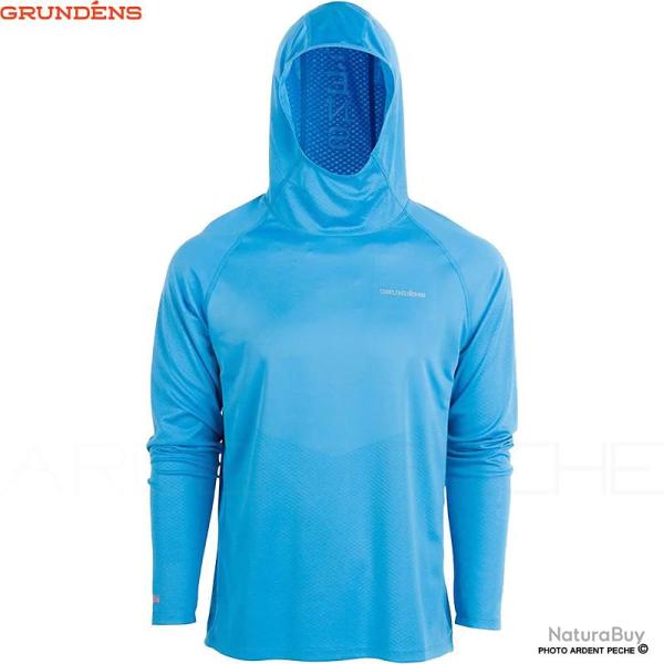 Tee shirt � capuche GRUNDENS Solstrale Hoodie Coastal Blue S
