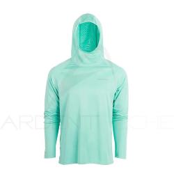 Tee shirt &agrave; capuche GRUNDENS Solstrale Pro Hoody Cascade
