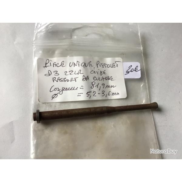 VENDU PAR LE-CUIRASSIER GUIDE DE RESSORT DE CULASSE PISTOLET UNIQUE D3 22 LR