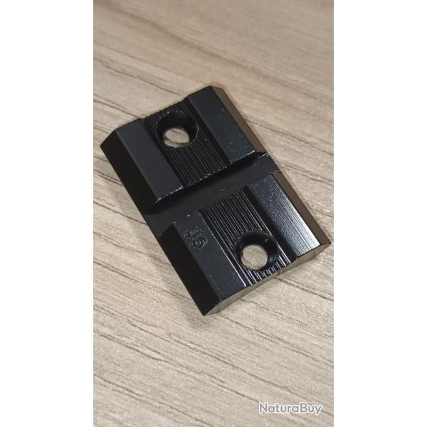 Rail pour fixation collier 22mm Longueur 3cm