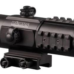 VISEUR KONUS SIGHT PRO PTS2 3X30 2.8 MOA AVEC MONTAGE POUR RAIL WEAVER/PICATINNY