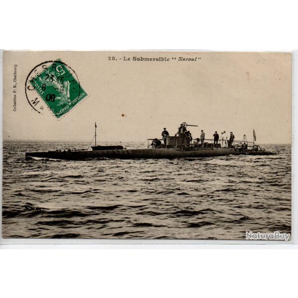 CPA- Marine de Guerre - Submersible " Narval " N�4024