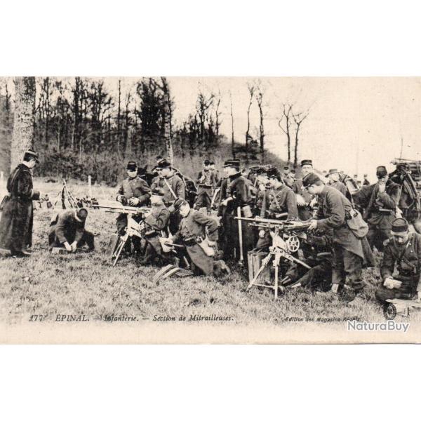 CPA - EPINAL Infanterie Section de Mitrailleuses N�4025