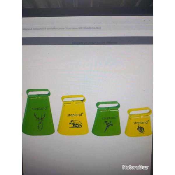 Sonnaillon vert cerf 6cm