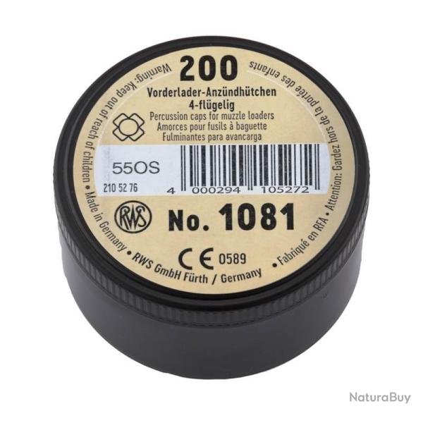 Bo�te de 200 amorces � ailettes - N�1081