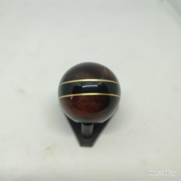 Boule blaser et maral Noyer, laiton, �b�ne luxe 02