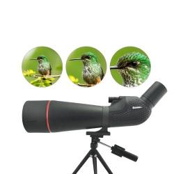 Visionking 20-60x80A Longue-vue Puissante HD Zoom Prisme BAK4 Observation Nature/Tir tr&eacute;pied sac Tra