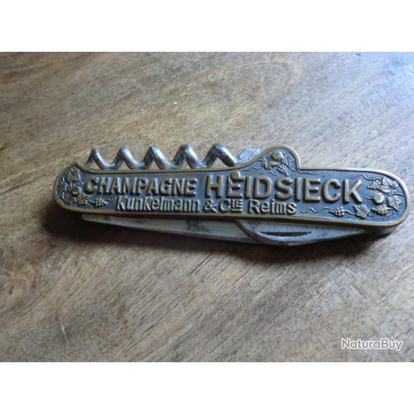 couteau  multi fonction champagne & heidsieck  kunkelman & Cie reims
