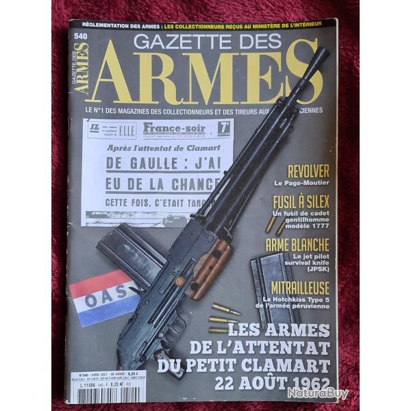 Vends gazette des armes N 540