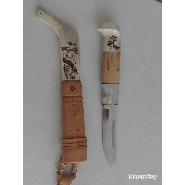 Couteau Marttiini finland bois de renne puukko