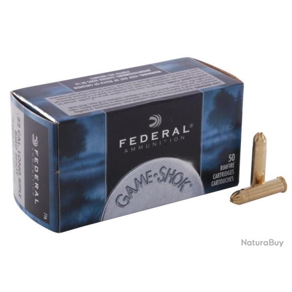 Boite de 50 cartouches 22 lr  grenaille FEDERAL