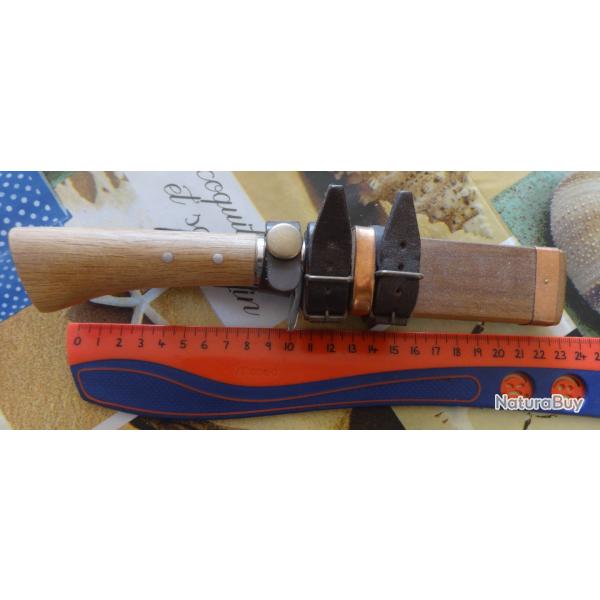 COUTEAU DROIT PETIT KANETSUNE SEKI JAPONAIS JAPON MILITAIRE CUISINE CHASSE RANDONNEE SURVIE SIGNEE