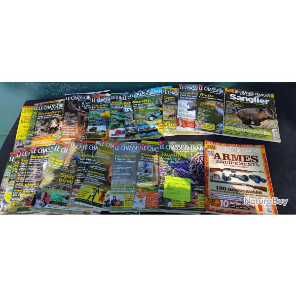 Vend 24 REVUES LE CHASSEUR FRAN�AIS