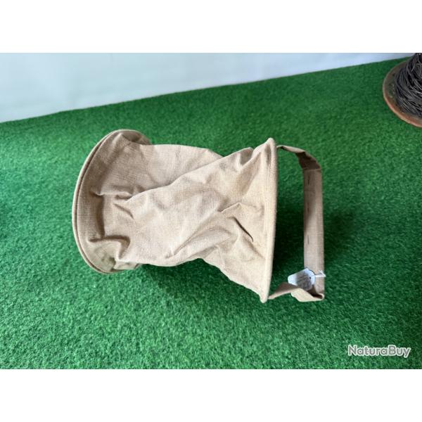 SEAU A EAU  EN TOILE ARM�E FRAN�AISE   ORIGINE