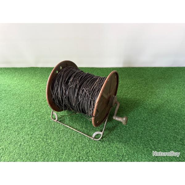 DROULEUR DE CABLE TLPHONIQUE OU AUTRE   BOBINE DR / 8  FR  US  DE 1944  W W 2