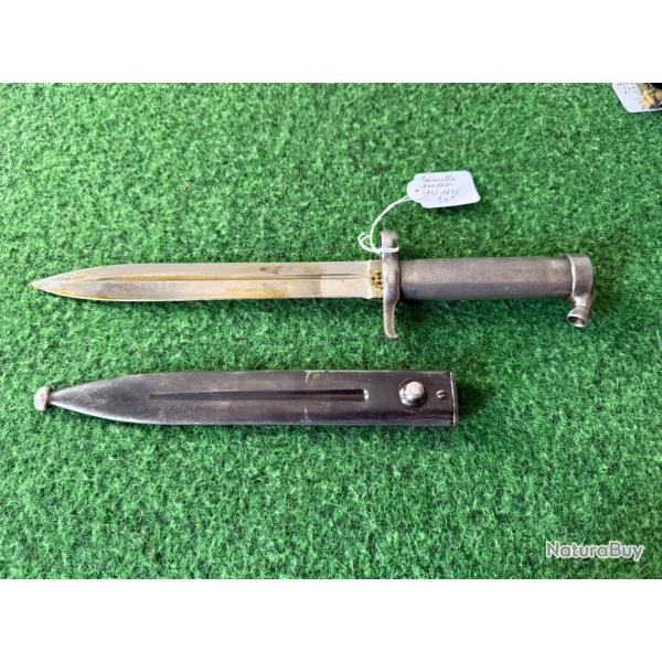BAIONNETTE  SUDOISE  MODLE 1896  MATRICULE  19 ME