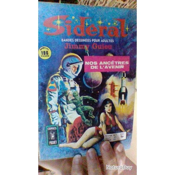 Sidral - Bandes dessines pour adultes par Jimmy Guieu - Comics pocket -