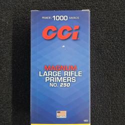 CCI amorces Magnum Large Rifle n&deg;250 (x1000)