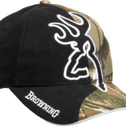 CASQUETTE BIG BUCKMARK BLACK RTAP "BROWNING"