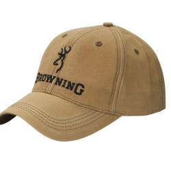 CASQUETTE LITTLE WAX KAKI "BROWNING"