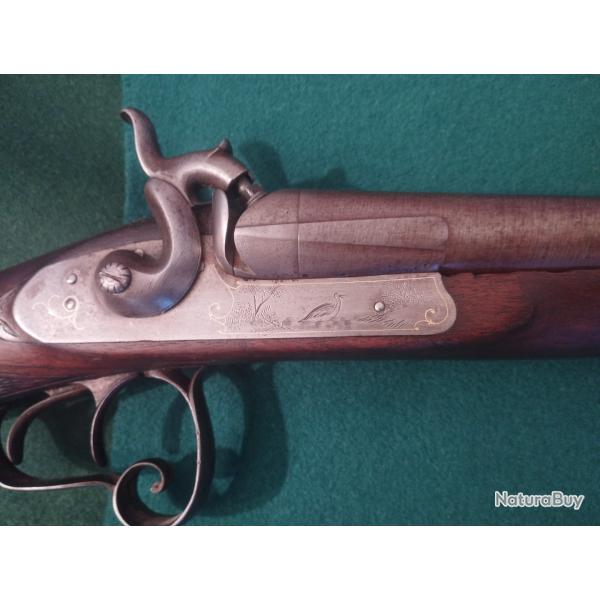 Fusil de chasse juxtapos de J.R. & C e ,  Saint tienne production vers 1850