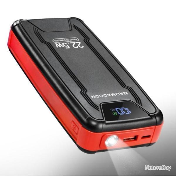 Batterie externe Power Bank 27 000 mAh Charge rapide. D