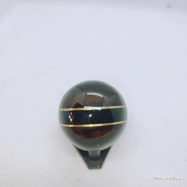 Boule blaser et maral Noyer, laiton, �b�ne luxe 05