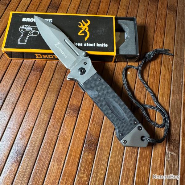 COUTEAU PLIANT � OUVERTURE ASSIST�E BROWNING NEUF EN BO�TE