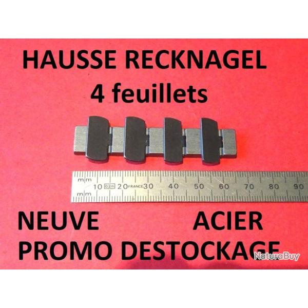 hausse rabattable 4 feuillets RECKNAGEL carabine drilling express mixte - VENDU PAR JEPERCUTE(HU207)