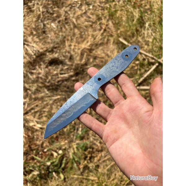 Lame nue vierge couteau acier damas Suminagashi vg10 artisanat cr�ation custom #308