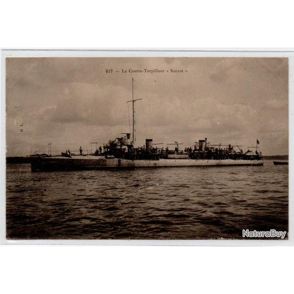CPA - Marine de Guerre - Le Contre - Torpilleur " SAGAIE "   N�4034