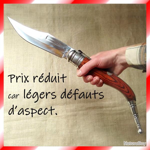 NAVAJA (couteau pliant gant) Inox - Lame 22,5 cm - Stamina [dfauts]