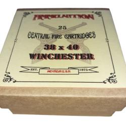 38 x 40 Winchester ou 38-40 Win: Reproduction boite cartouches (vide) AM 13794806