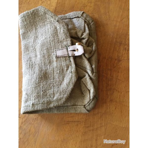 pochette urss pour 3 grenades, en toile ,3 places , idem WW2