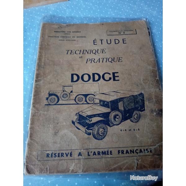 �tude Technique et Pratique des DODGE document N 9