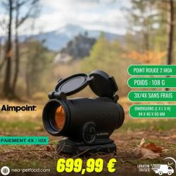 Point rouge Aimpoint DUTY RDS 2 MOA - Militaire & Pr&eacute;cis
