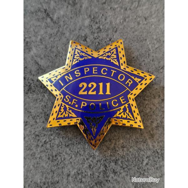 ETOILE DE POLICE INSPECTEUR HARRY