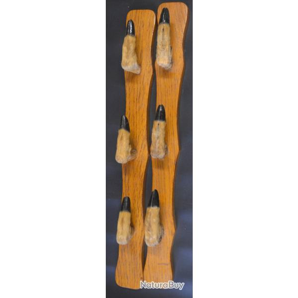 ratelier Patte de chevreuil idal chasseur