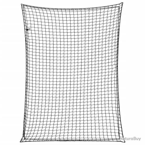 Filet pour remorque avec corde �lastique noir 4x3 m PP