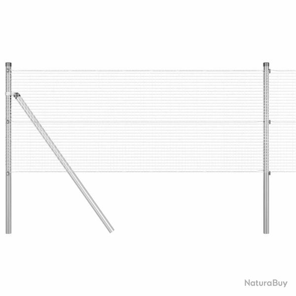 Cl�ture en fil soud� 0,6x50 m en acier galvanis�