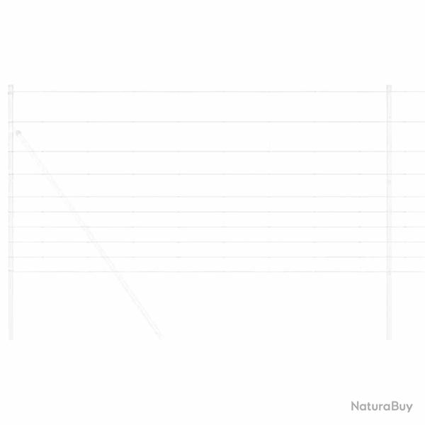 Cl�ture de champ 1,2x50 m Acier galvanis�