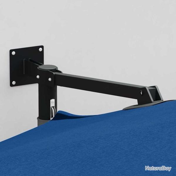 Parasol mural de jardin bleu azur 250 cm