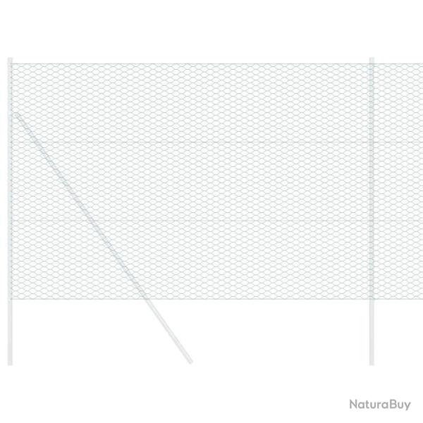 Cl�ture hexagonale Vert 1.5 x 50 m Acier