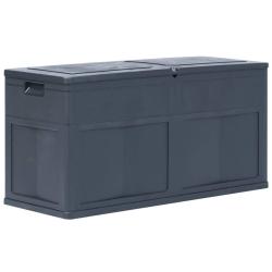 Bo&icirc;te de rangement de jardin 320 L Noir