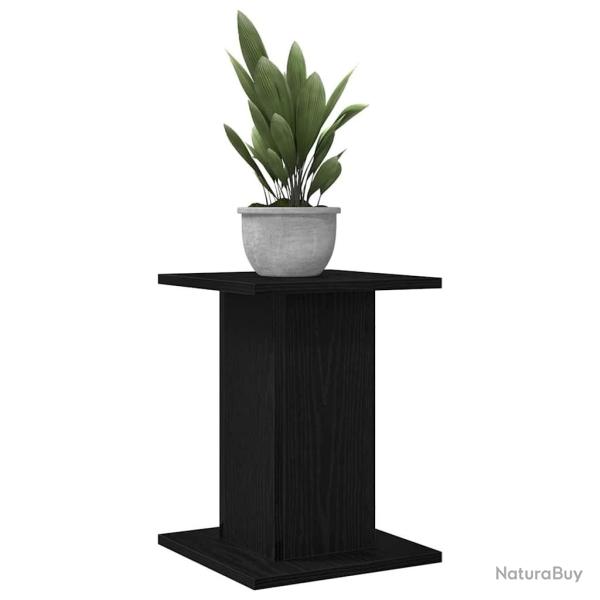 Support de plante 2 pcs Ch�ne noir 30x30x40 cm Bois reconstitu�